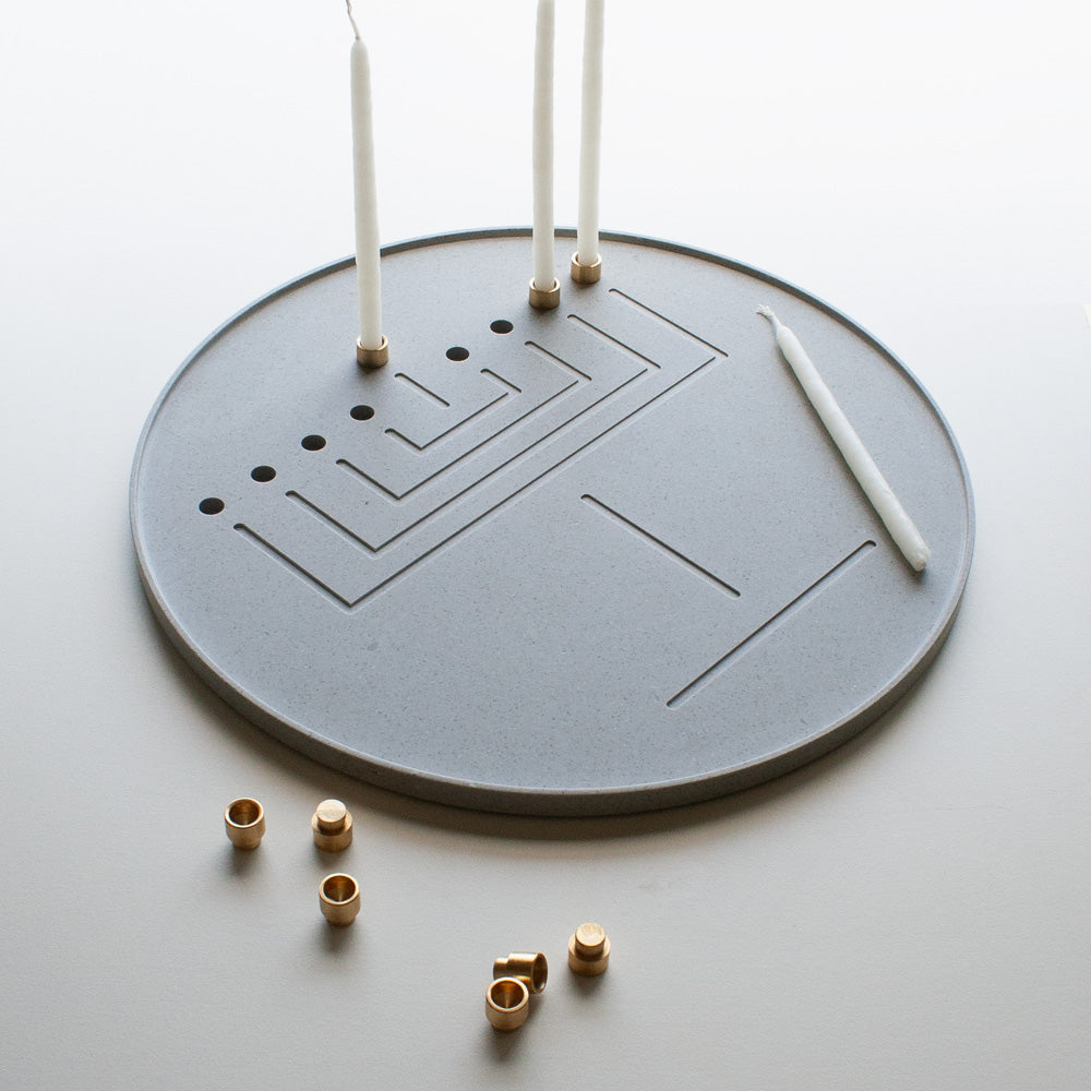 Menorah - Plate