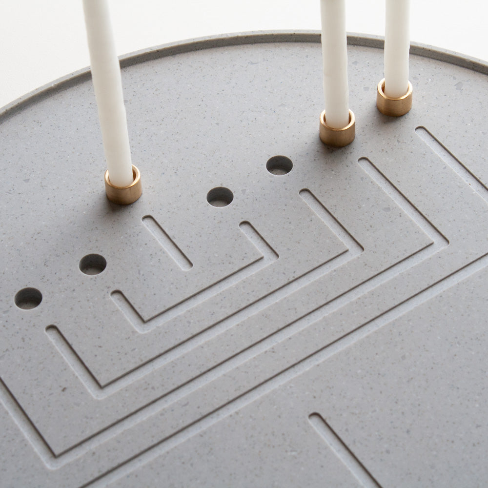 Menorah - Plate