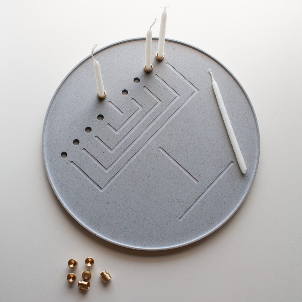 Menorah - Plate