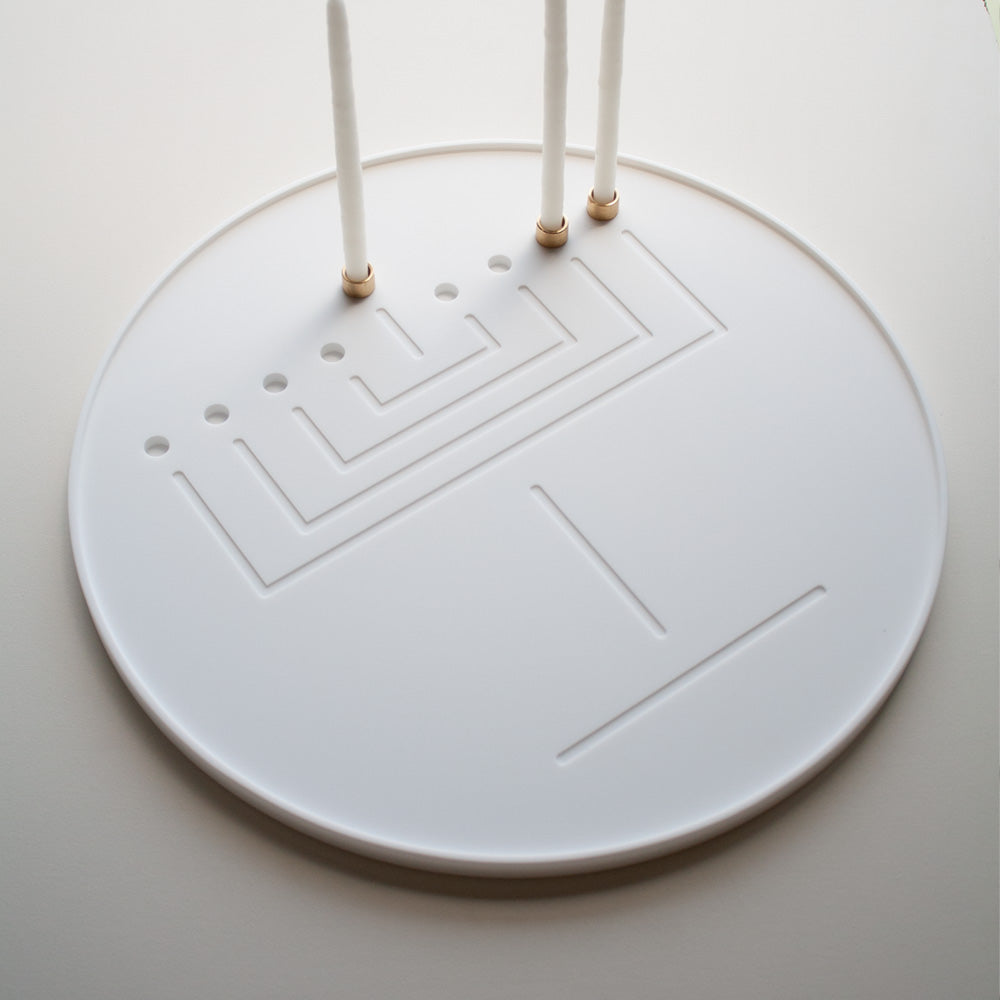 Menorah - Plate