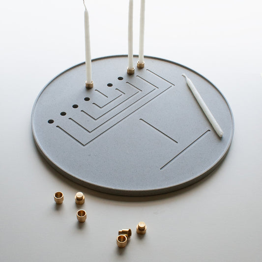 Menorah - Plate